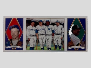 1993 Upper Deck Triple Folders #135 Pinstripe Power Lou Gehrig, Babe & BONUS - Picture 1 of 2
