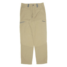 PATAGONIA Outdoor Mens Trousers Beige Regular Tapered Nylon W30 L32