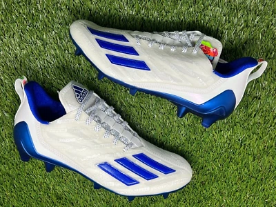 Botines de fútbol Adidas Adizero Big Mood para hombre talla 11 blanco azul real GX7894 Foto 1 de 4