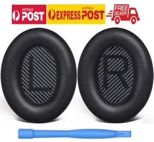 Replacement Ear Pads for Bose Quiet Comfort 35 QC35 II / QC45 /QC25 / QC15 Black - Picture 1 of 10