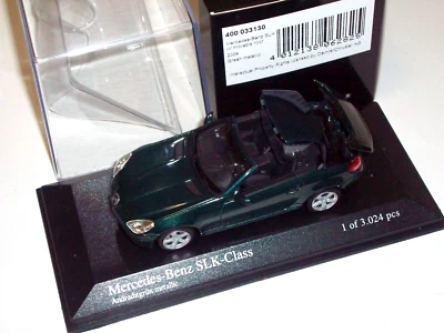 Minichamps 1/43 MERCEDES-BENZ SLK-Class 2004 400033130 Green Metallic 3024 pcs - Immagine 1 di 4