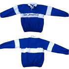 Little Switzerland Shirt Gr. XL The Islander Bahamas lang Skeevs blau & weiß