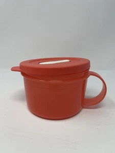 Tupperware Crystalwave Mikrowelle Suppentasse 2 Tassen Größe Koralle NEU! - Bild 1 von 12