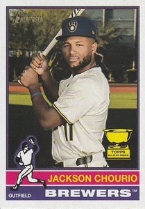 2025 Topps Heritage - Alternate Cartoon Variation Jackson Chourio #106  - Bild 1 von 2