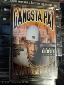 Gangsta Pat Tear Yo Club Down Cassette Rare Memphis Rap 1999 CLASSIC Tested Work - Picture 1 of 6