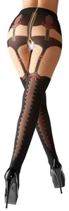 Straps Strumpfhose offen ouvert im Schritt - Bild 1 von 7