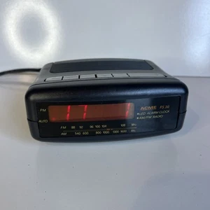 Vintage Acme FS-30 Alarm Clock FM Radio Sound Snooze - Tested & Working - Picture 1 of 8