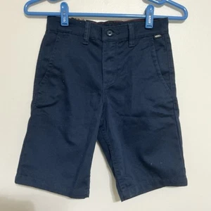 Vans Boys Authentic Stretch Shorts Dress Blues 24 / 8 Chinos - Picture 1 of 6