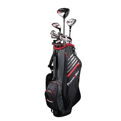 Conjunto adolescente PowerBilt Golf Pro Power Varsity – driver, Fwy, Hyb, ferros, putter e bolsa - Imagem 1 de 4