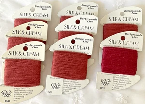 Needlepoint Embroidery Threads Lot of 8 Silk & Cream Fall Colors Rainbow Gallery - Picture 1 of 5
