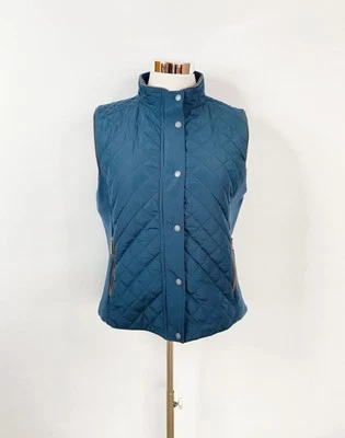 SPORTSCRAFT diamond quilted puffer vest jacket sz 16 / pockets winter holiday - Image 1 of 4