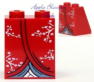 NEW Lego Female Girl RED SKIRT - Asian Ninja Princess/Queen Dress Bottom Slope - Bild 1 von 1