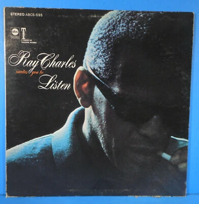 RAY CHARLES INVITES YOU TO LISTEN LP 1967 ORIGINAL PRESS NICE CONDITION VG/VG!!A - Image 1 of 4