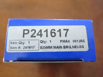 PowerMax P241617 025MM Main Bearing NEUSS NOS (2C1-1) - Image 1 of 2