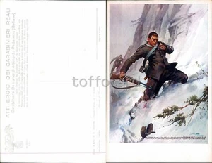 CARABINIERI REALI-ATTI EROICI-DE LUNARDI PEDAVENA BELLUNO-AUTORE PISANI-C25-103 - Picture 1 of 1