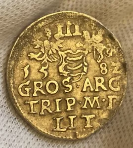 3 Gross - Stephen Báthory 1582 WILNO - Picture 1 of 2