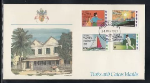 TURKS & CAICOS ISLANDS Commonwealth Day FIRST DAY COVER Cover