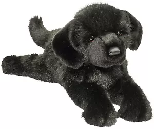 Douglas Jake Black Lab Dog Plush Stuffed Animal, 18" - Picture 1 of 1
