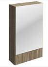 Twyford E100 Mirror Cabinet  Grey Ash Wood E10073ga