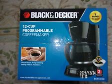Black decker 12-cup programmable coffee maker Model BCM1410B