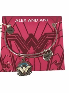 Alex and Ani DC Wonder Woman Armband "Strength, Grace, Love" silberfarben - Bild 1 von 10