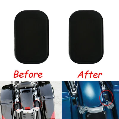 2pcs antenne Remplisseur couvrir Pour Harley Street Glide 2006-2020 FLHRS 17-20 - Imagen 1 de 4