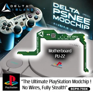 PS1 Modchip Puce - PU-22 (SCPH-750X) - Import and backup region free - Foto 1 di 3
