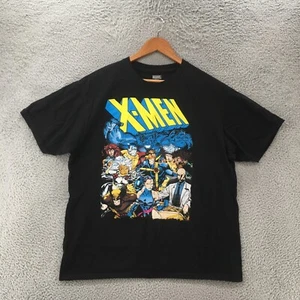 Marvel X-Men Graphic Print T-Shirt Mens XL Black Short Sleeve Crew Neck Cotton - Picture 1 of 10