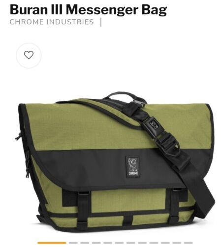 laptop messenger bag Chrome Citizen Buran III olive branch