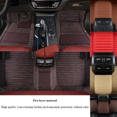 Alfombrillas de coche para Kia alfombras de fácil instalación automática conductor derecho/izquierdo hechas a mano Foto 1 de 4