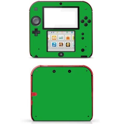 10 Pure Clean Solid Colours Vinyl Decal Cover Skin Sticker for Nintendo 2DS - Image 1 of 4