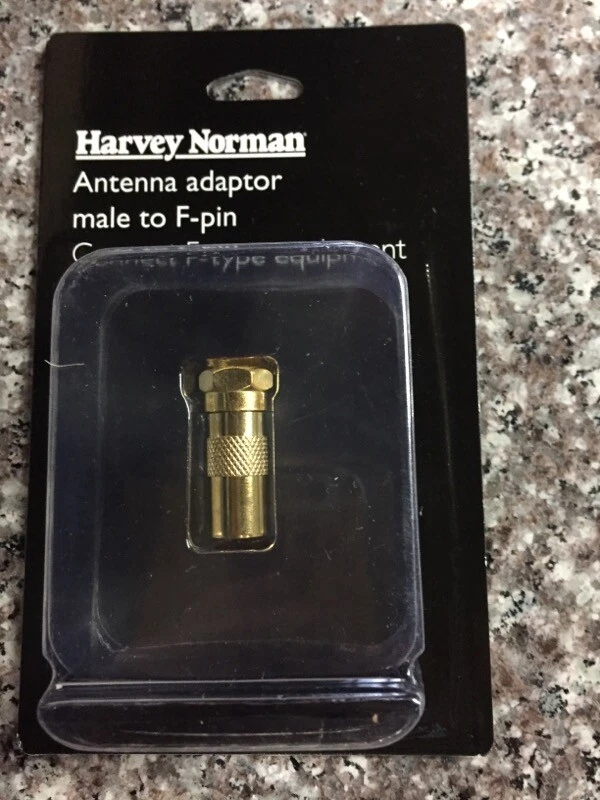 Адаптер антенны Harvey Norman штекерный на F-контактный - Изображение 1 из 1