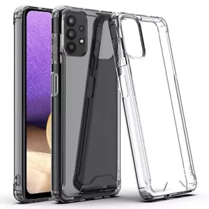 For Samsung Galaxy A32 5G Bumper Case Protective Cover PC & TPU Air-Guard Clear - Picture 1 of 4