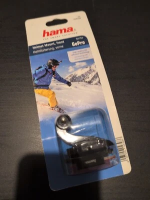 Hama 004398 Front Long supporto da casco per ACTION CAM GOPRO NUOVO - Imagen 1 de 4