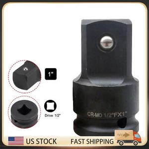 Female to Male 1/2" Drive x 1" Impact Socket Reducer Adapter Cr-Mo Tool - Picture 1 of 10