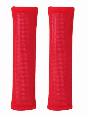 2 Stück Gurtpolster Gurtschoner weich Schulterpolster Polster rot Klettverschluß - Bild 1 von 4