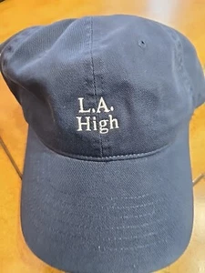 LA High Embroidered Adjustable Strap Back Dad Hat By Lakai OSFM NWOT - Picture 1 of 8