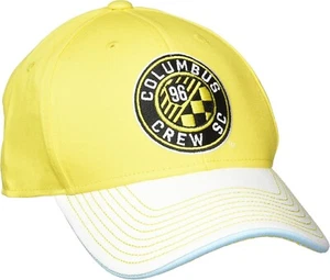 MLS Columbus Crew SC Herren strukturiert verstellbar Trikot Haken Mütze von Adidas VW03Z - Bild 1 von 2