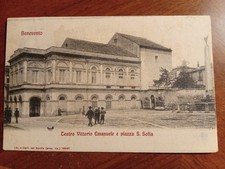 1907 Benevento - teatro comunale e piazza