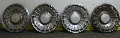 Juego de 4 tapacubos de 14" cubiertas de rueda OEM 00454923 14018263 1975-80 Monte Car (2050) Foto 1 de 4
