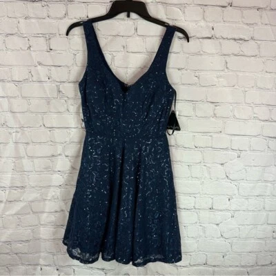 Новый с Ярлыками официальный платье темно-город треугольники sz 3 слоя кружева наложение - Изображение 1 из 4