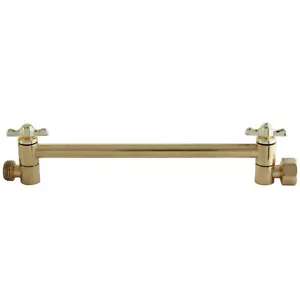 Kingston Brass K153A2 Plumbing Parts 10-inch Hi-lo Adjustable Shower Arm Pol... - Picture 1 of 1
