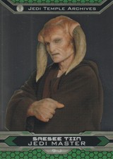 2015 Star Wars Chrome Perspectives Jedi vs. Sith Card #9-J Saesee Tiin