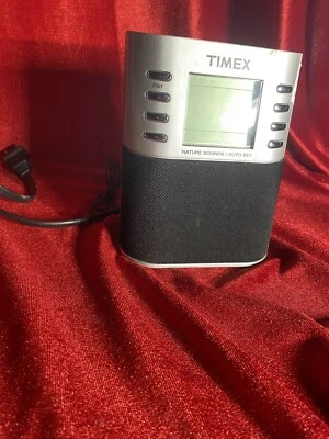 Timex T308S LCD Digital Clock AM/FM Radio w/Auto Set & Nature Sounds - Image 1 of 3