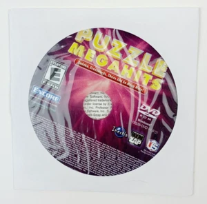 2008 Puzzle Mega Hits DVD-Rom Interactive Game Windows XP Paper Sleeve - Picture 1 of 5
