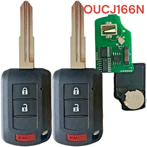 2 for 2016 2017 2018 2019 Mitsubishi Outlander Sport Remote Key Fob - Picture 1 of 5