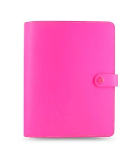 Filofax A5 Original Organiser Planner Notebook Fluoro Pink Leather - 022439 Gift - Picture 1 of 9