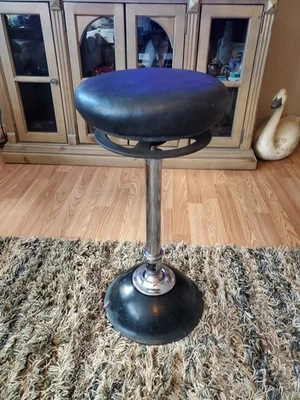 ANTIGUO TABURETE MÉDICO/DENTAL ART DECO RITTER REPOSO Y ALIVIO AÑOS 30 NEGRO  Foto 1 de 4