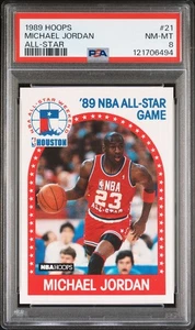 1989-90 Hoops Michael Jordan All-Star #21 PSA 8 - Picture 1 of 1