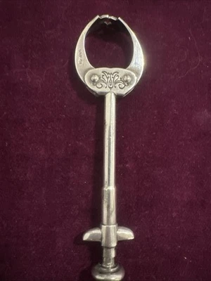 Antigua pinza de plata WMF I/O Art Nouveau 1900 cubo de azúcar barra de cócteles 4" L Foto 1 de 4